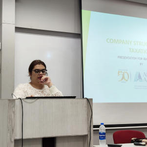 Hanya Haroon's insightful session at the Institute of Business Administration (IBA) Karachi on Intellectual Property and Taxation